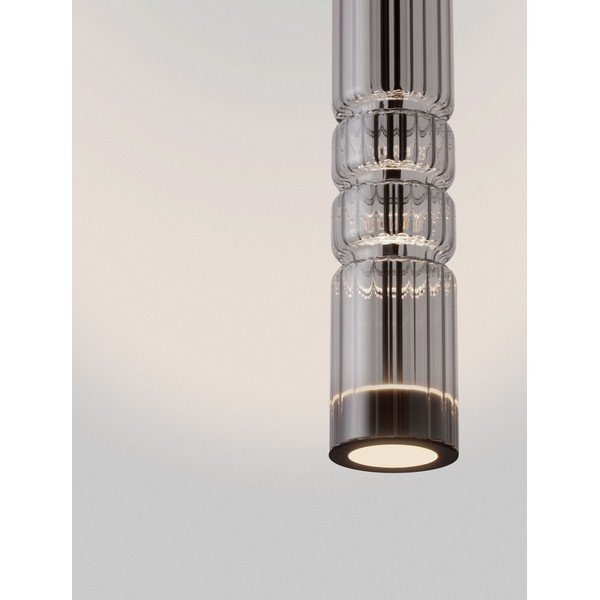 Hallist klaasist LED-rippvalgusti ø 8 cm Bento - Nova Luce-image-3