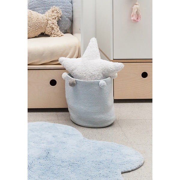 Helesinine riidest laste mänguasjakorv ø 30x30 cm Bubbly - Lorena Canals-image-2