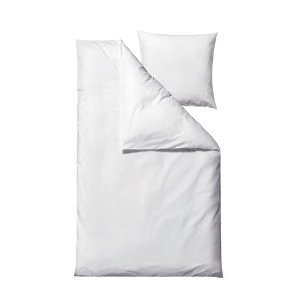 Valge orgaaniline puuvillane voodipesu 200x140 cm Wave Optical - Södahl-image-3