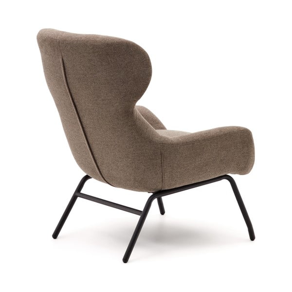 Pruun tugitool Belina - Kave Home-image-3