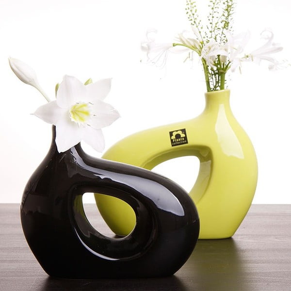 Váza Marna 18 cm, černá