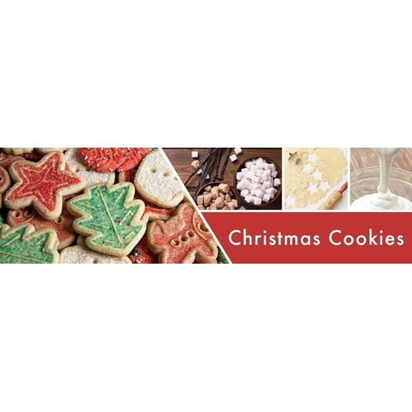 Lõhnaküünal klaaskarbis Christmas Candy, 150 tundi põlemist Christmas Cookies - Goose Creek-image-1