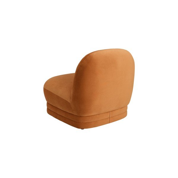 Oranž sametist tugitool Cocos - Ellos Home-image-4