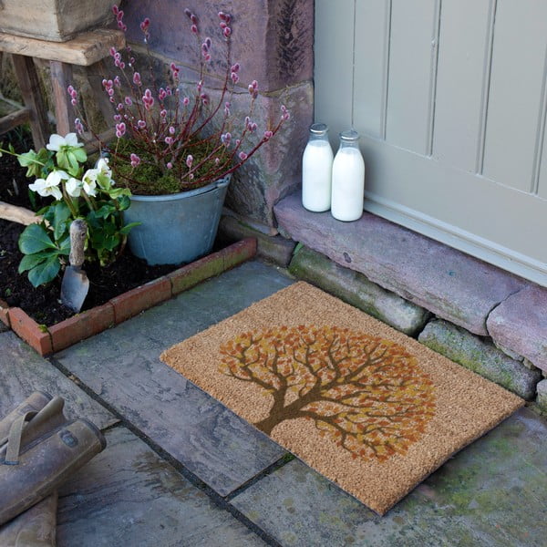 Kookoskiududest uksematt 40x60 cm Autumnal Tree of Life - Artsy Doormats-image-3