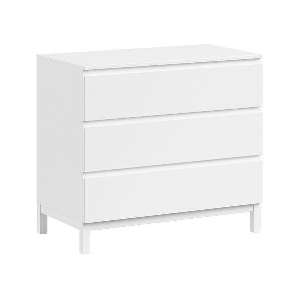 Valge laste kummut 99x89x57 cm Eva - Vipack