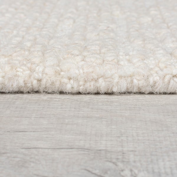 Elevandiluu värvi käsitsi kootud villane vaip 200x290 cm Harris Boucle - Flair Rugs-image-4