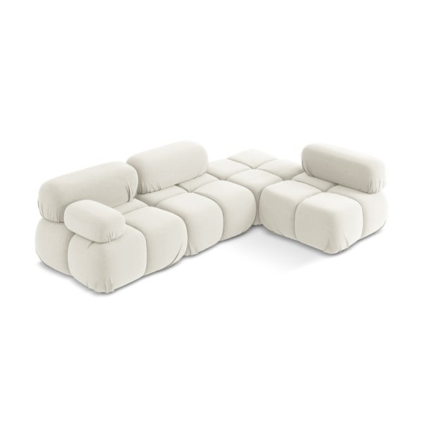 Valge sametist mooduldiivan (paremas nurgas) Lokua - Makamii-image-2