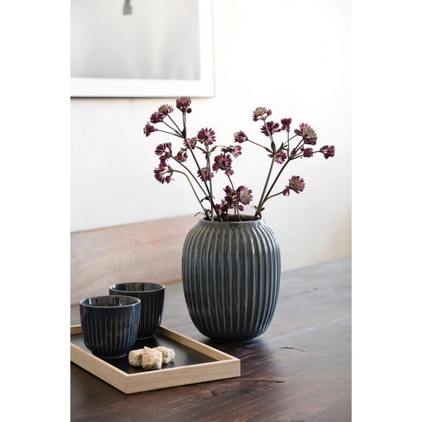 Antratsiitne kivivara vaas Hammershoi, ⌀ 16,5 cm Hammershøi - Kähler Design-image-2