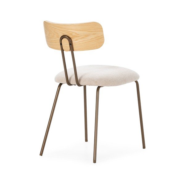 Beež/naturaalne polsterdatud söögitool Olimpia - MOME-image-4