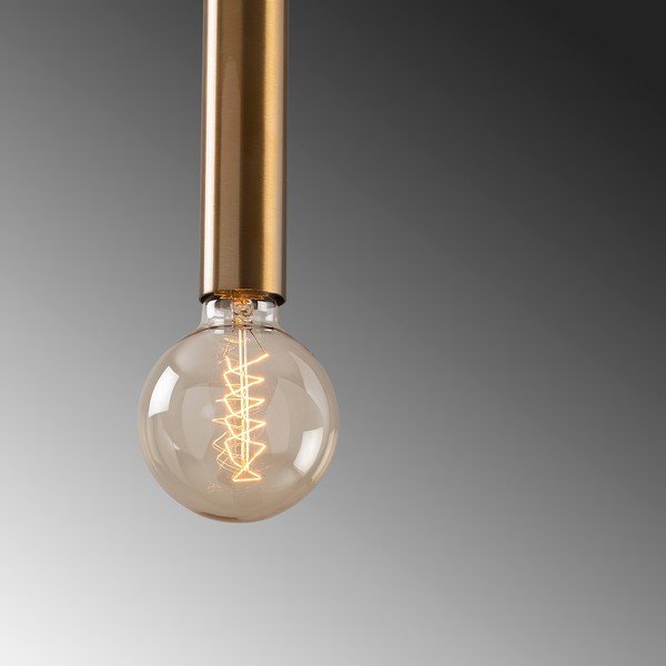 Kuldne rippvalgusti metallist varjuga ø 4 cm Tempo - Opviq lights-image-4