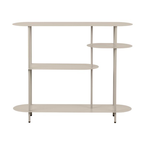 Beež metallist riiul 118x97x31 cm Rieti - House Nordic