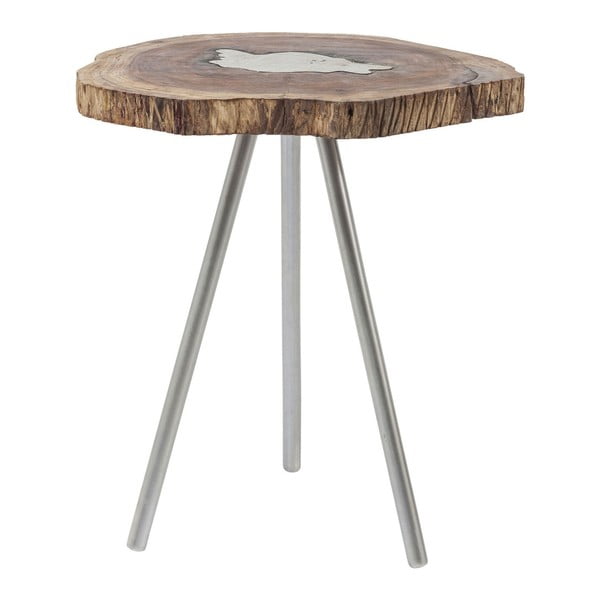 Odkládací stolek z mangového dřeva Kare Design Trio Macchia