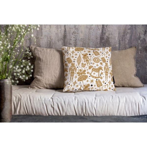 Jõulumotiiviga padjakate 45x45 cm Golden Nut Cracker – Butter Kings-image-1