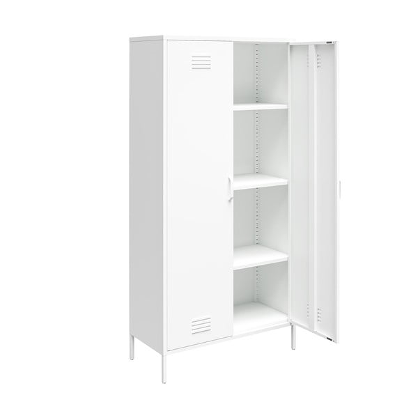 Valge metallist riidekapp 90x185 cm Mission District - Støraa-image-3