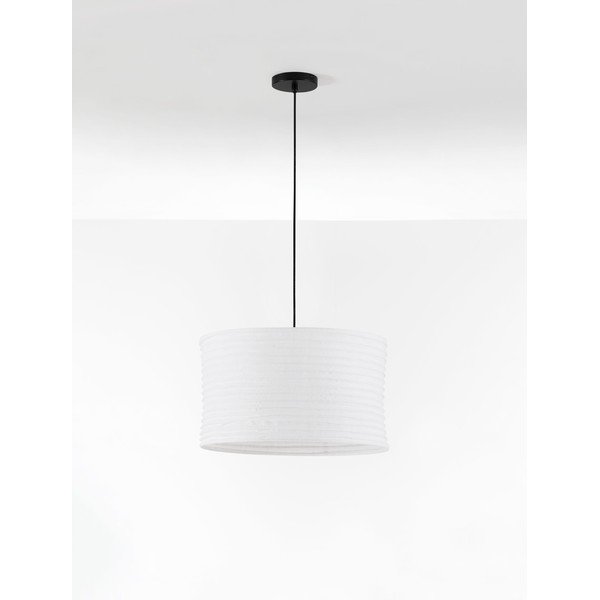 Valge linane ripplamp ø 50 cm Linnet - Nova Luce-image-3