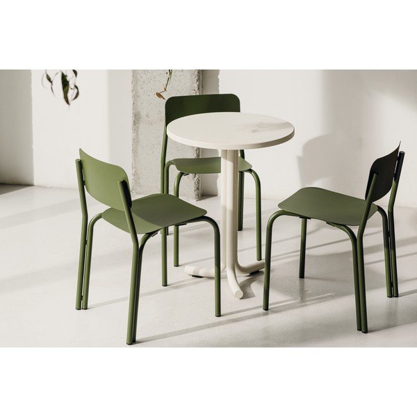 Metallist ümmargune aiasöögilaud ø 59 cm Nokk - noo.ma-image-3