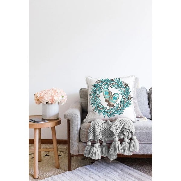 Jõulumotiividega padjapüür 43x43 cm - Mila Home-image-2