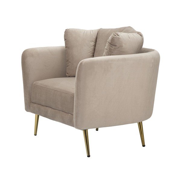 Hallikaspruun sametist tugitool Kiev - Mauro Ferretti-image-4