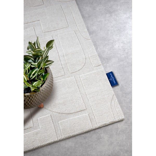 Kreem käsitsi kootud villane koridorivaip 80x250 cm Alexis - Villeroy&Boch-image-2