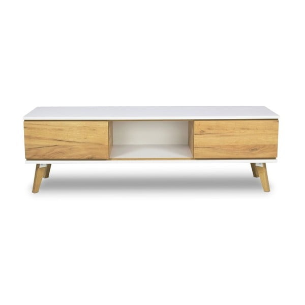 TV komoda v dubovém dekoru SKANDICA Jorgen-image-1