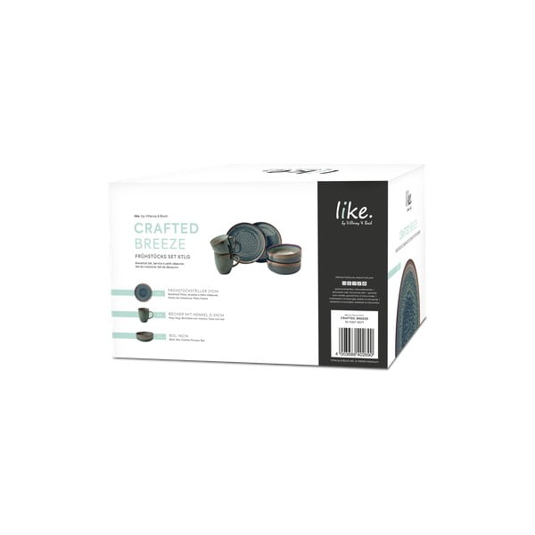 6-osaline roheline portselanist nõudekomplekt Villeroy & Boch Like Crafted - like | Villeroy & Boch-image-2