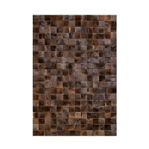 Hnědý koberec z kůže buvolce Pipsa Blesbok, 140x200 cm