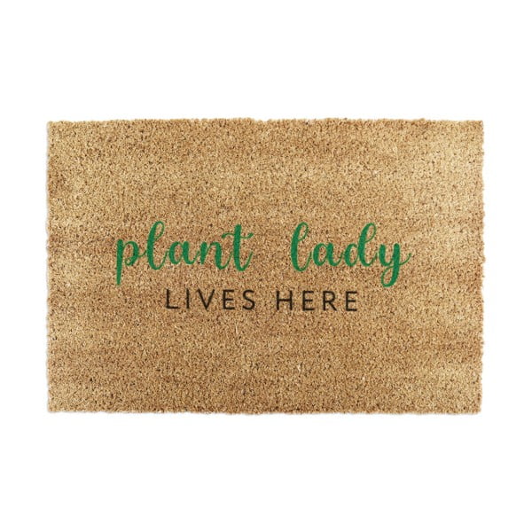 Uksematt 40x60 cm Plant Lady Lives Here - Artsy Doormats