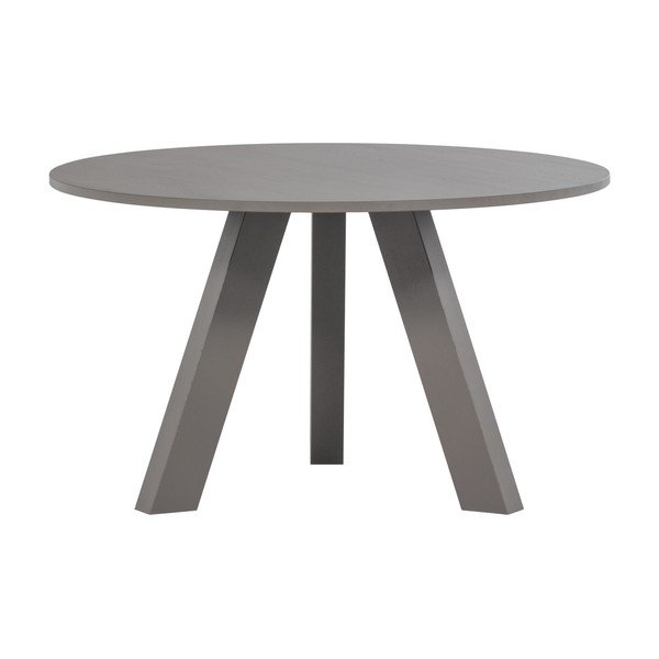 Ümmargune tammepuust söögilaud ø 129 cm Rhonda - WOOOD