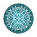 Türkiissinine pestav ümmargune vaip, sobitub robottolmuimejaga ø 120 cm Comfort - Mila Home