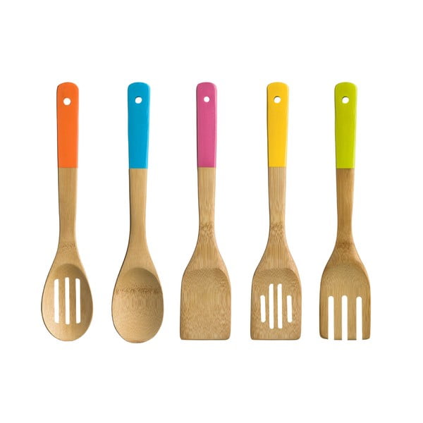 Sada dřevěných kuchyňských pomocníků Premier Housewares Utensil Set, 5 ks