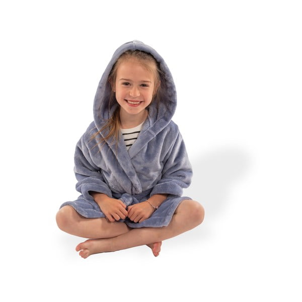 Sinine mikrofliisist beebi hommikumantel Delux - Tiseco Home Studio-image-3