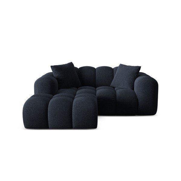 Tumesinine šenillist nurgadiivan (vasak nurk) Treno - Cosmopolitan Design