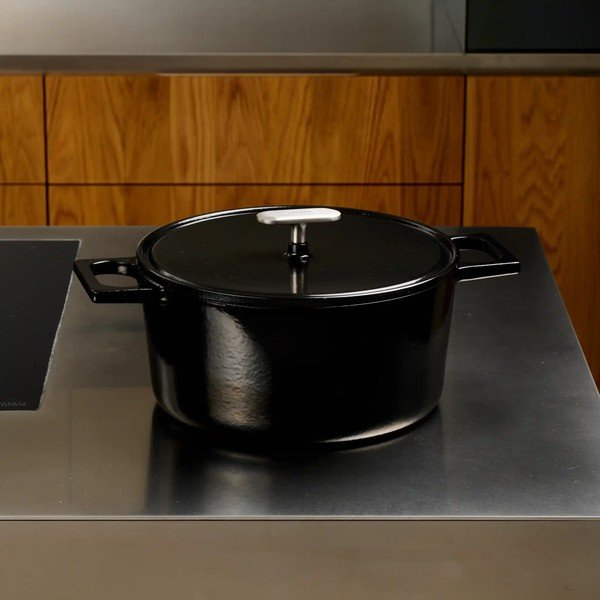 Malmist kastrul koos kaanega, induktsioonpliidile 6 l Mattia 3.0 - FABINI-image-1