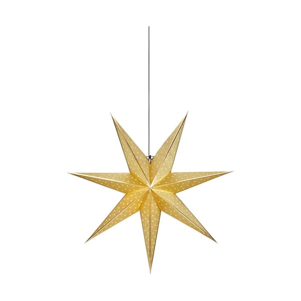 Kuldse värviga jõulukaunistus, pikkus 75 cm Glitter - Markslöjd