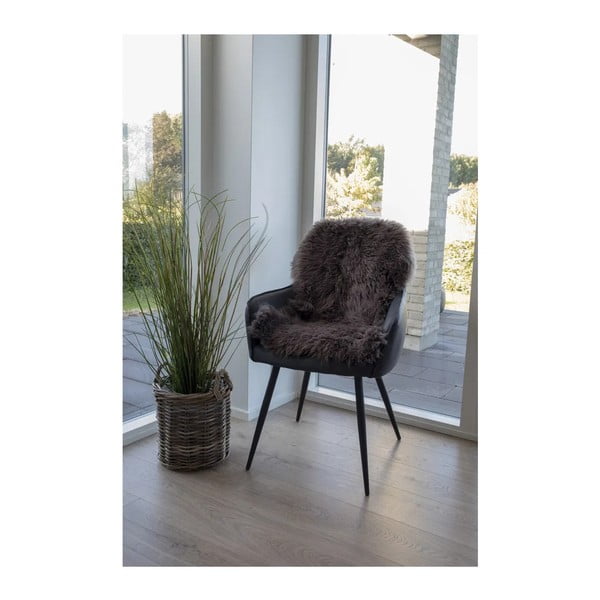 Tmavě hnědá ovčí kožešina House Nordic-image-1