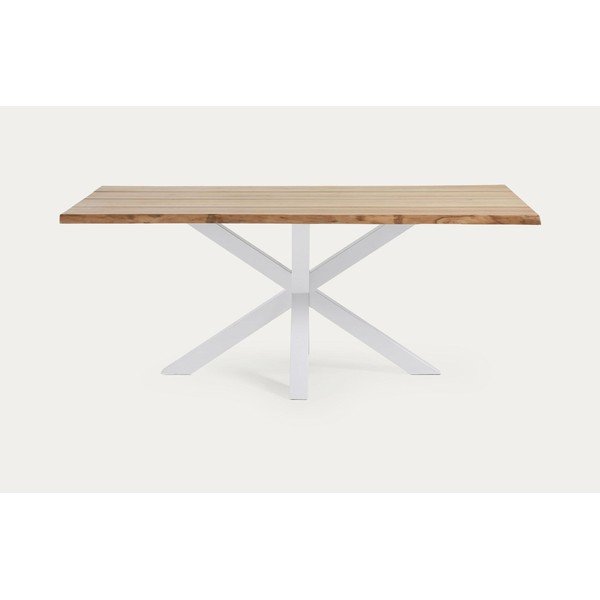 Söögilaud tammepuust pealispinnaga 90x160 cm Argo - Kave Home-image-1