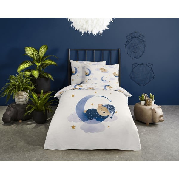 Puuvillane lastevoodipesu üheinimesevoodile 140x200 cm - Good Morning-image-1