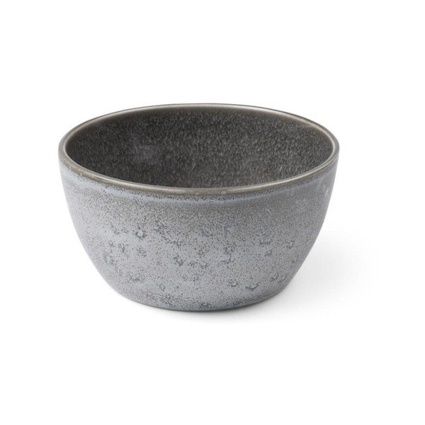 Šedá kameninová miska s vnitřní glazurou v šedé barvě Bitz Mensa, průměr 14 cm-image-1