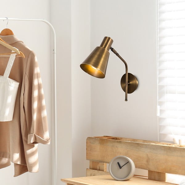 Pronksivärvi seinavalgusti ø 15 cm Sivani - Opviq lights-image-2