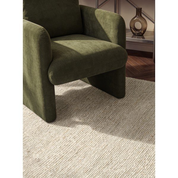Kreemikas käsitsi kootud villane vaip 80x150 cm Bexley Woolwich - Ted Baker-image-2
