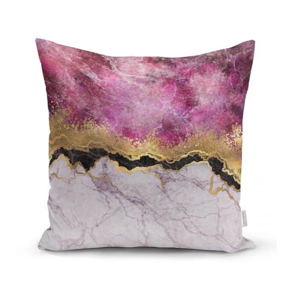 Padjaümbris marmor, roosa ja kuldne, 45 x 45 cm - Minimalist Cushion Covers