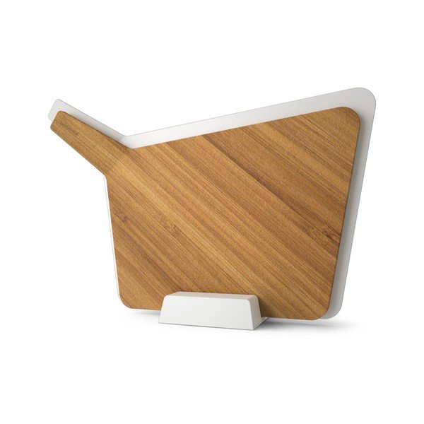 Prkénka se stojánkem Chopping Board Set, bílá-image-2