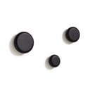 Mustad seinale kinnitatavad puidust konksud 3tk komplektis Nadue - Kave Home