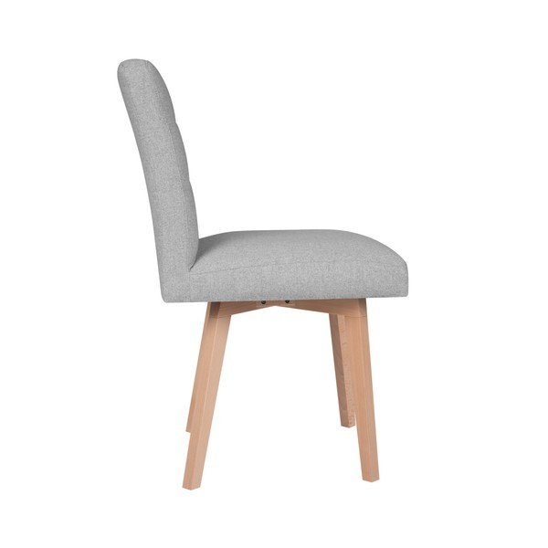 Světle šedá jídelní židle Mazzini Sofas Tulip-image-3