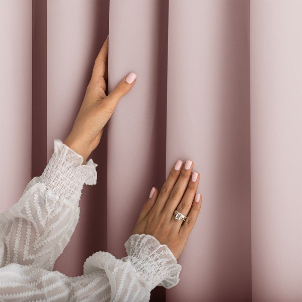 Vanaroosa pimendav kardin 140x250 cm Carli Tie - Restilo-image-2