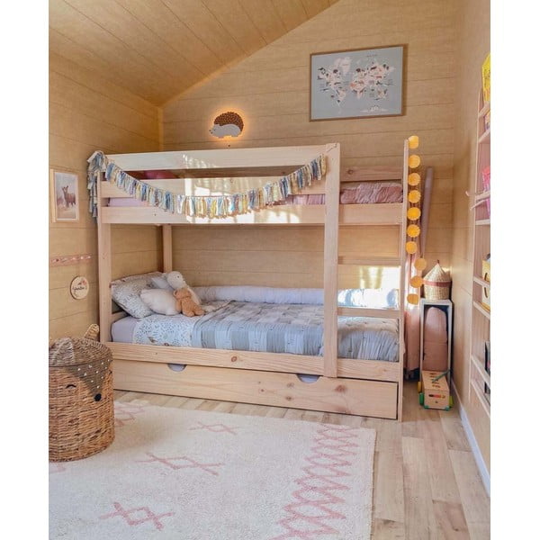 Roosa-kreem pestav käsitsi kootud puuvillane vaip 120x160 cm Atlas Natural - Lorena Canals-image-4