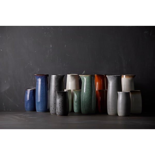 Hall keraamiline piimakann Basics Grey, 0,5 l Stentøj - Bitz-image-3