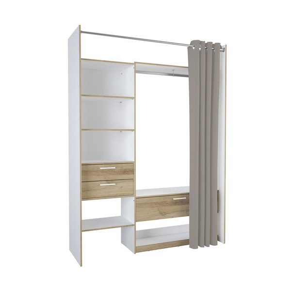 Konstrukce vestavěné šatny Demeyere Valby