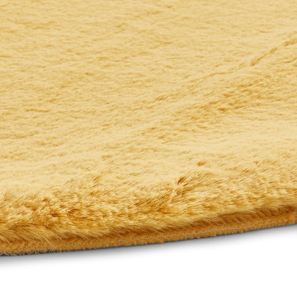 Kollane vaip , ⌀ 120 cm Teddy - Think Rugs-image-2