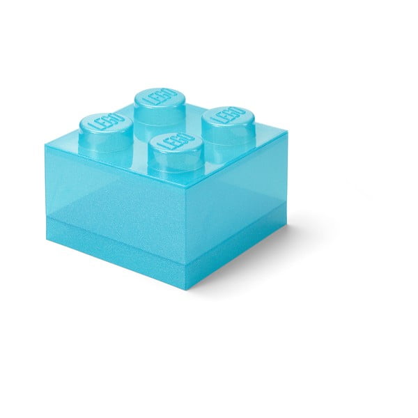 Helesinine plastikust laste hoiukast 25x25x18 cm - LEGO®-image-3